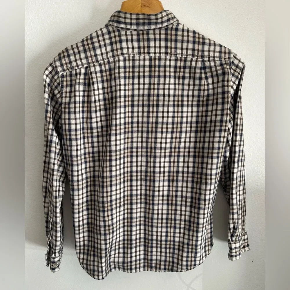 eddie bauer flannel shirt Bundle Of Two Classic Plaid mens Medium